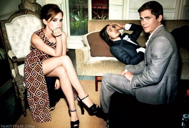'The Perks of Being a Wallflower' stars Emma Watson, Ezra Miller, and Logan Lerman.